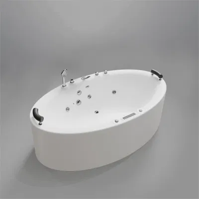 A la venta: CE/Cupc 2m gran bañera de hidromasaje o bañera de masaje de burbujas con una suave ducha almohadas en ambos extremos