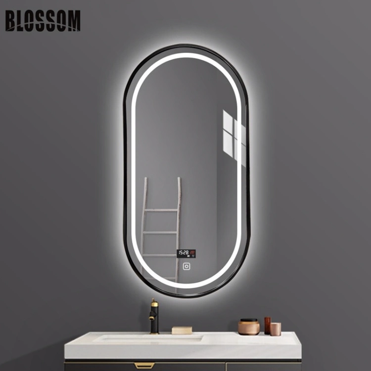 Luxury Glass Smart LED Lighted Home Decor Wall Mirror for Bathroom Cabinet