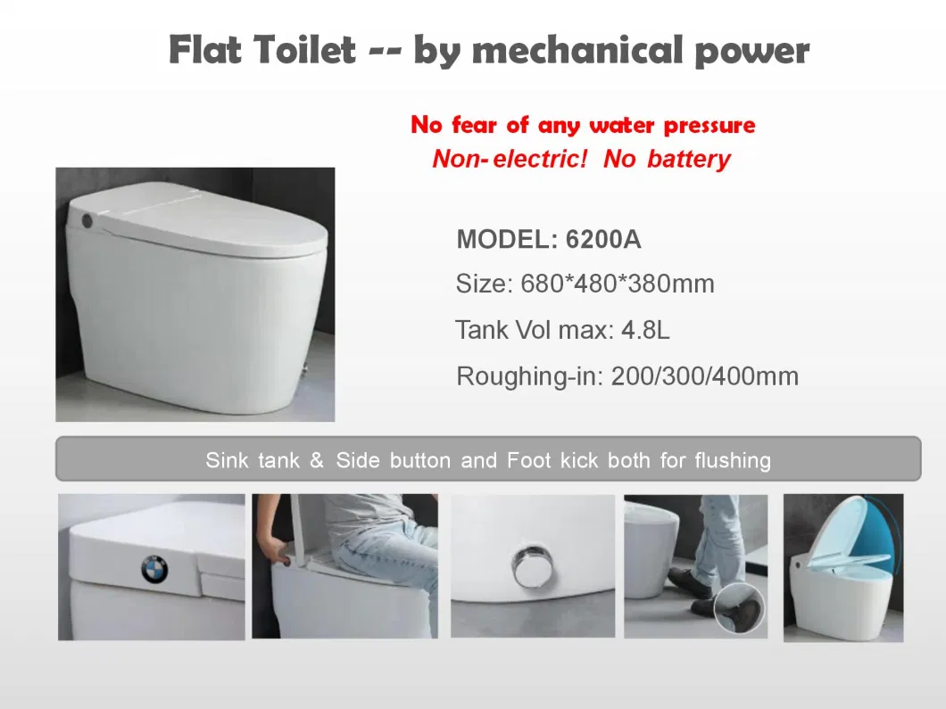 Remote Control Heated Smart Toilet Seat