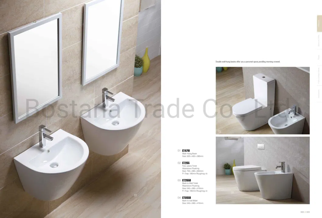 General Back to Wall Bidet Ceramic Hot Selling Toilet Bidet