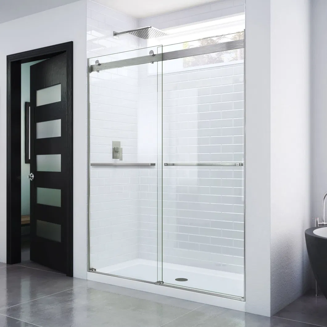 Prima Modern Glass Shower Door Clean Bathroom Ware