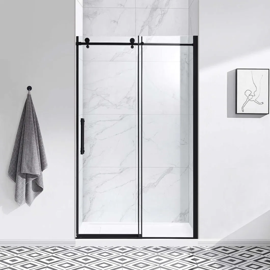 Prima Modern Glass Shower Door Clean Bathroom Ware