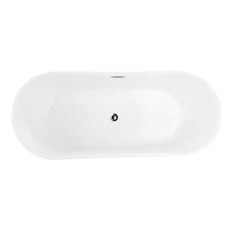 Hot Sale Modern Design Bath Tub White Free Standing Alone Soaking Acrylic Bathtubs