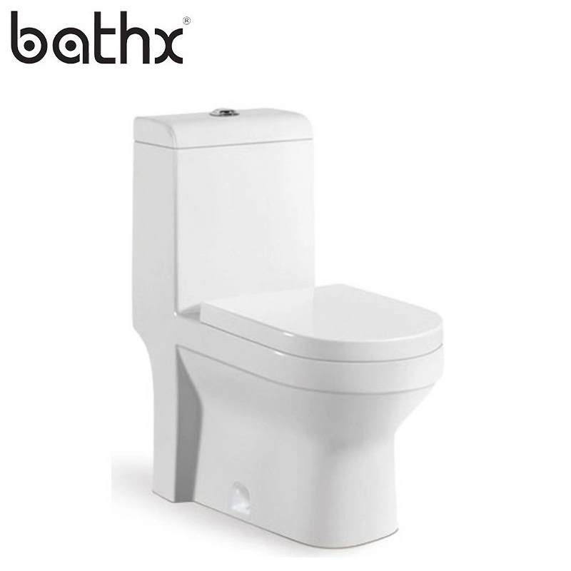 China Manufacturer Bathroom Sanitary Ware White Glazed One Piece Toilet