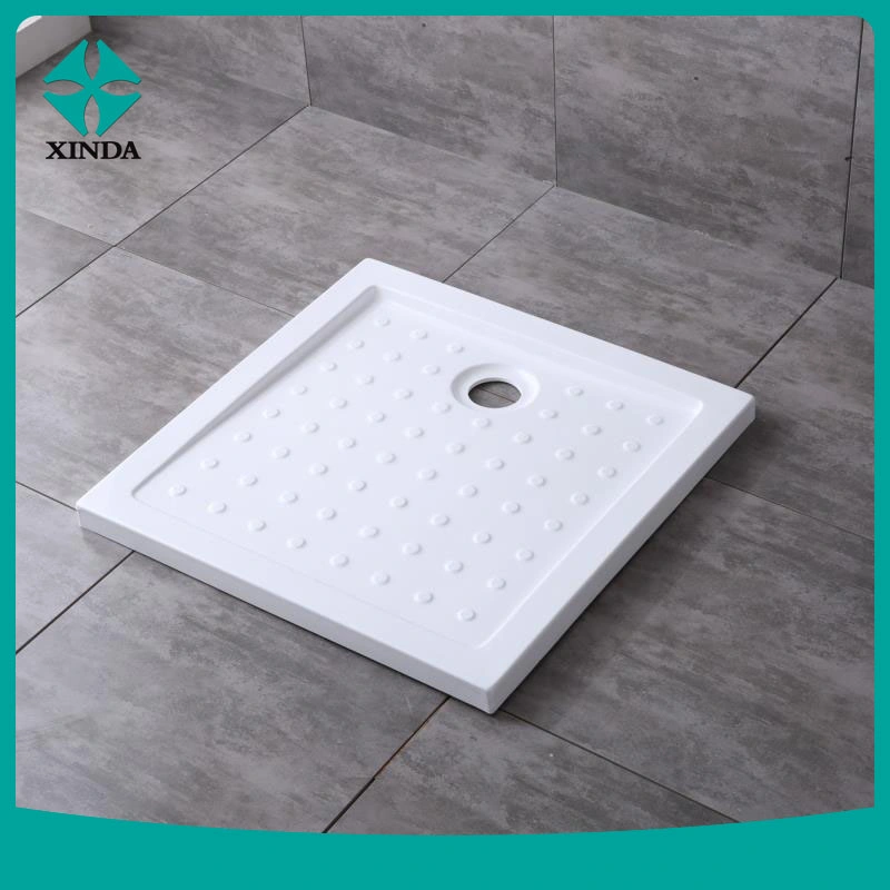 Shower Bath Tray Acrylic Customize Rectangular Shaped Stone SMC Shower Tray