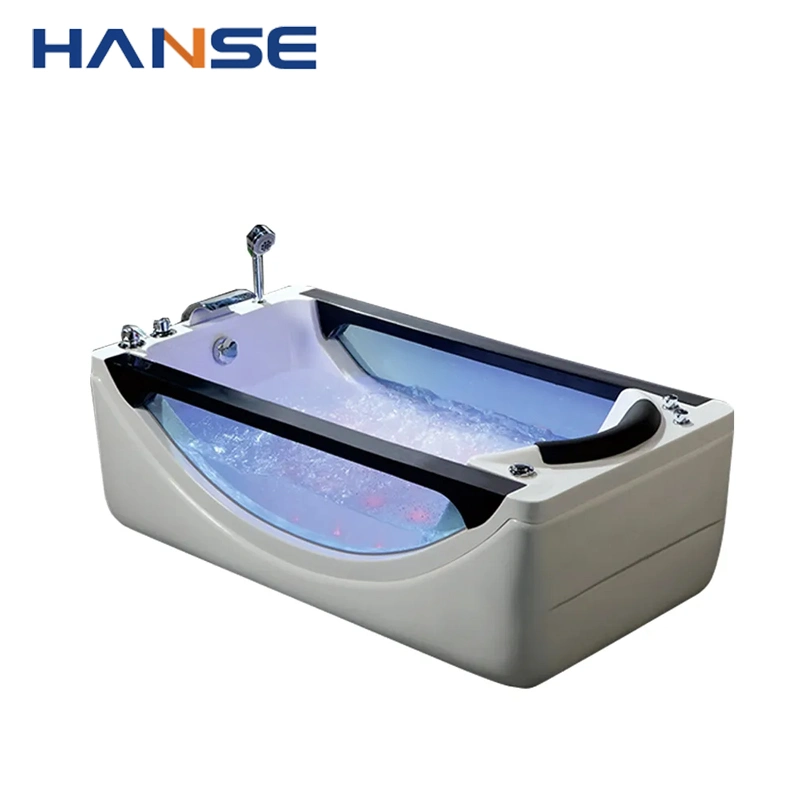 Rectangle 2 Person Smart Bath Big Custom Acrylic Freestanding Massage Whirlpool Bathtubs with Air Jet for Sale