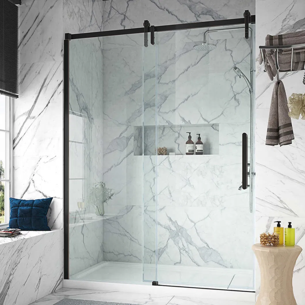 Prima Modern Glass Shower Door Clean Bathroom Ware