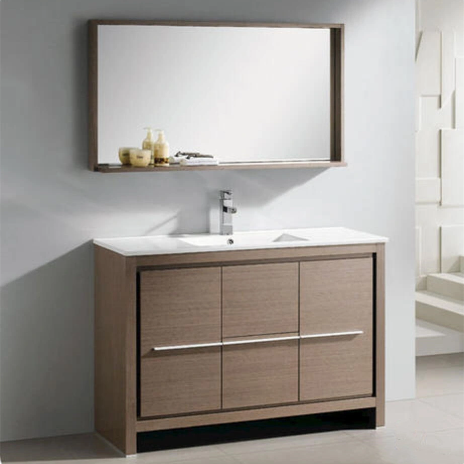 35 Inch Single Sink Waterproof Bathroom Vanity Set High-Quality Customized Bathroom Cabinet