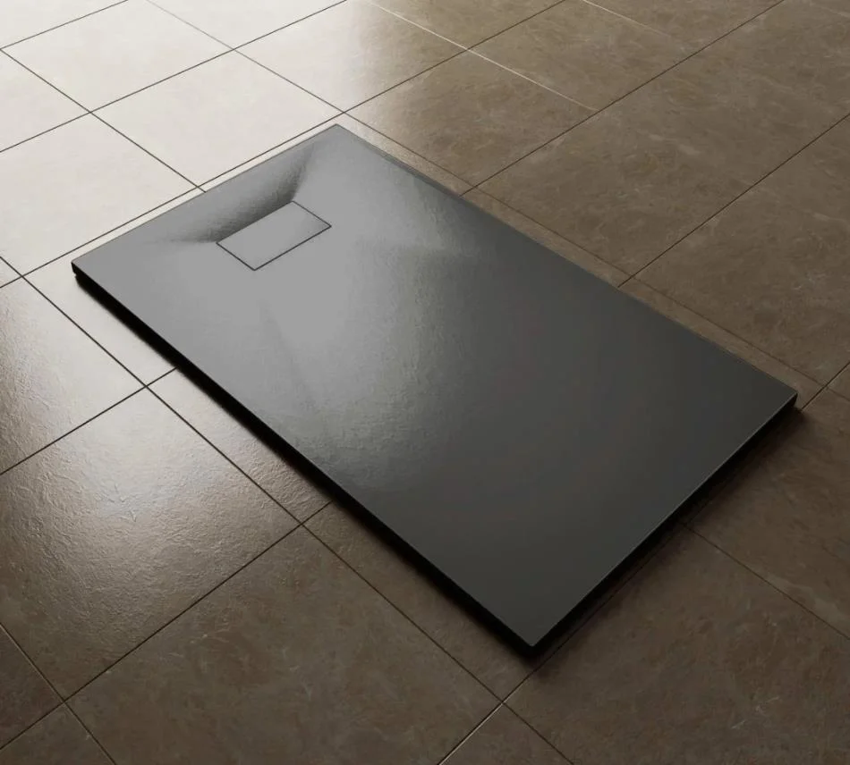 Resin Tray, Shower Base, Matt Slate Stone, SMC Tray, Stone Surface, Stone Surface Finish, SMC Shower Tray