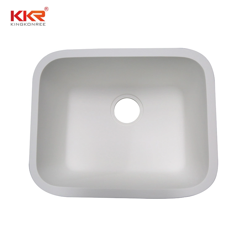 Kkr Solid Surface Resin Stone Stain Resistant Kitchen Undermount Sink