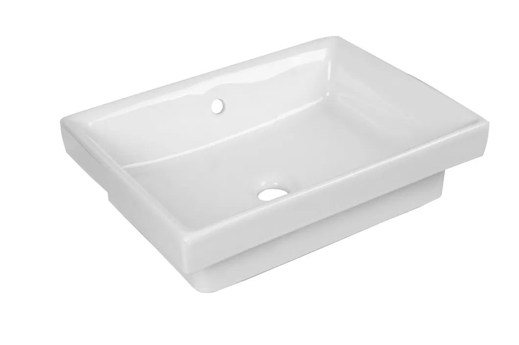 Customizable Sanitary Ware Rectangle bathroom Vanity Vessel Sink