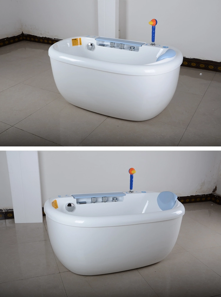 with Air Jet Whirlpool Child Size Freestanding Baby Bath Tub