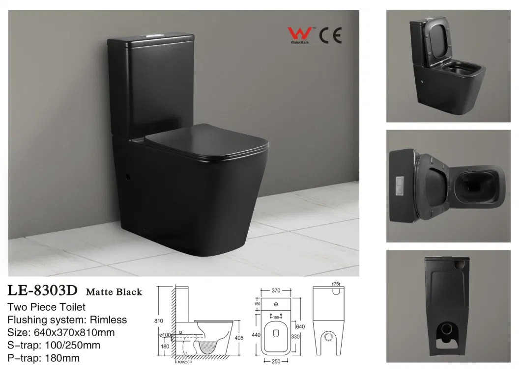 2023 Watermark CE Closestool Factory Price Luxury Multi Color Wc Bathroom Toilet