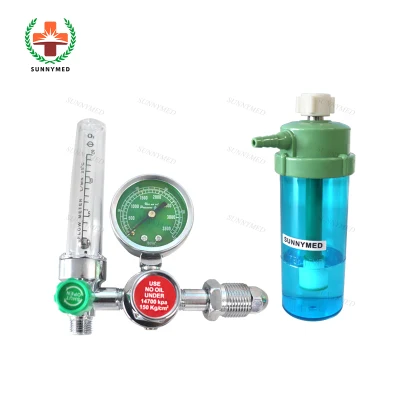 Oxygen Flowmeter with Humidifier Bottle Oxygen Regulator India