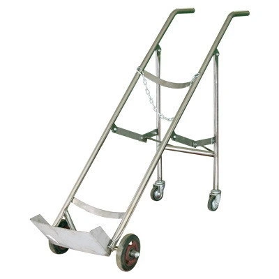 Medicall Oxygen Bottle Cart Hospital Trolley for Cylinders