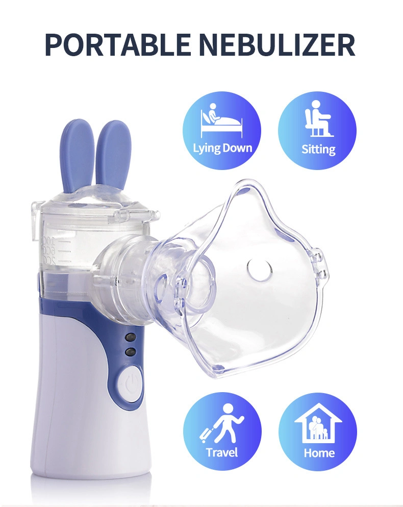 Medical Micro-Grid Portable Handheld Compression Nebulizer for Children and Adults Mini Household Nebulizer