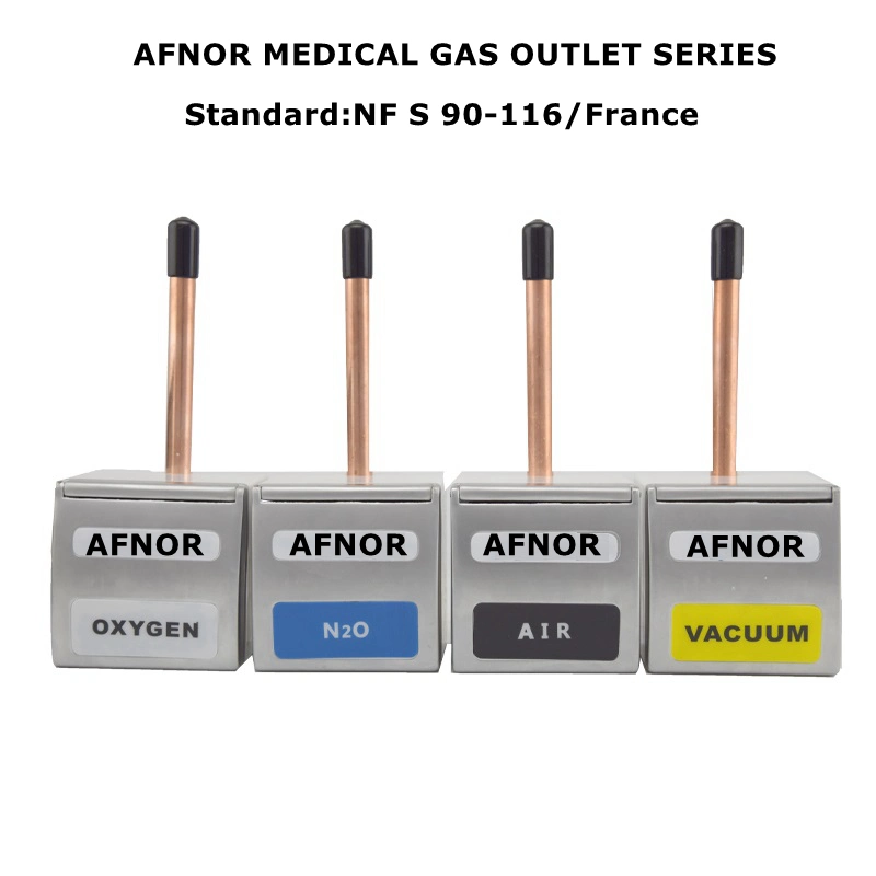 Medical Oxygen Regulator with Mini Afnor (French) Outlet