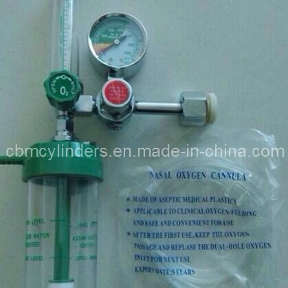 RoHS Certificate Medical Oxygen Cylinder Regulator with Flow Meter