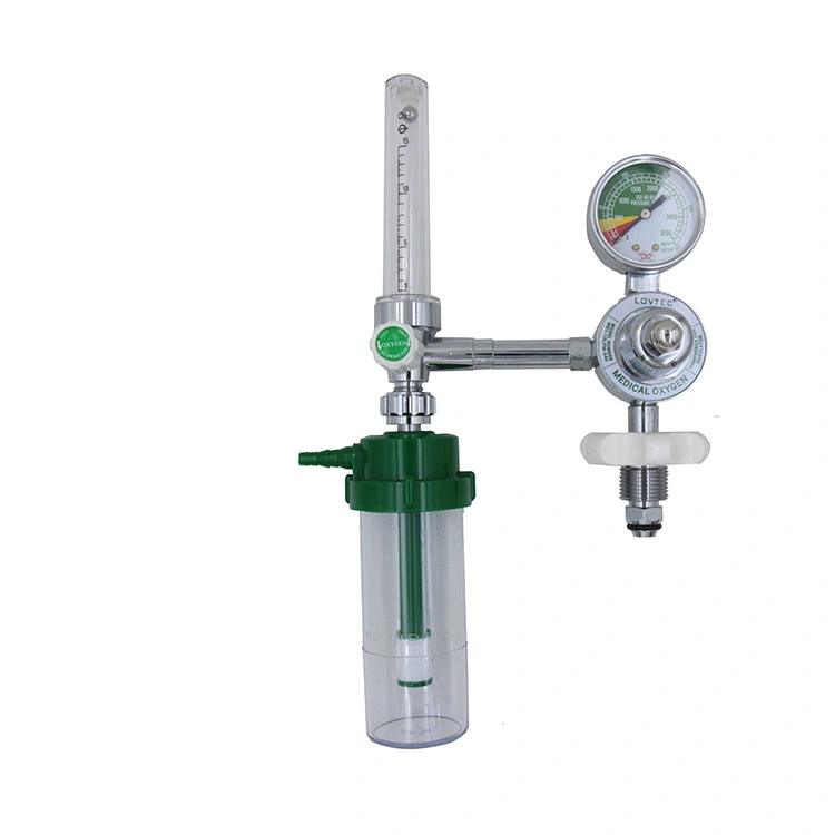 RoHS Certificate Medical Oxygen Cylinder Regulator with Flow Meter