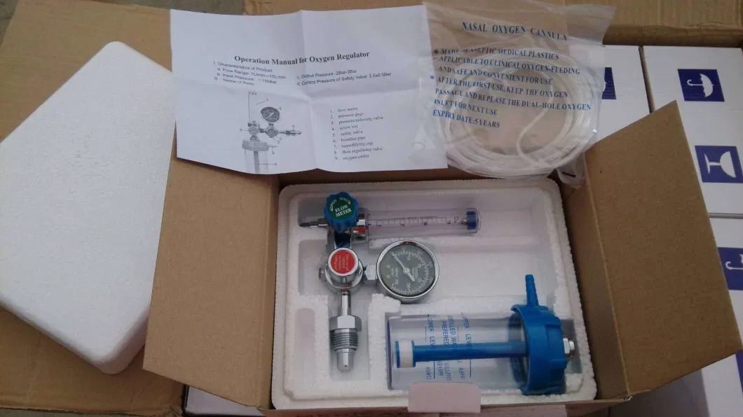 Ce Certificate Oxygen Cylinder Regulator with Flow Meter