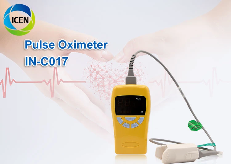 in-C017 Portable SpO2 Finger Clip Pulse Oximeter Handheld Fingertip Pulse Oximeter Blood Oxygen Meter Measurements Price