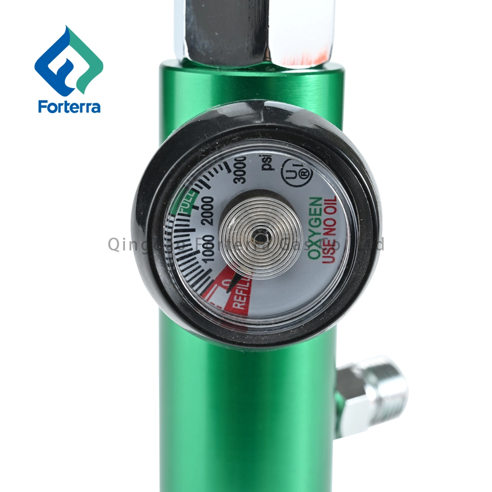 G5/8 Male Pin Index Type Oxygen Gas Cylinders Regulators Cga870 Diss Inhaler for Medical O2 Gas