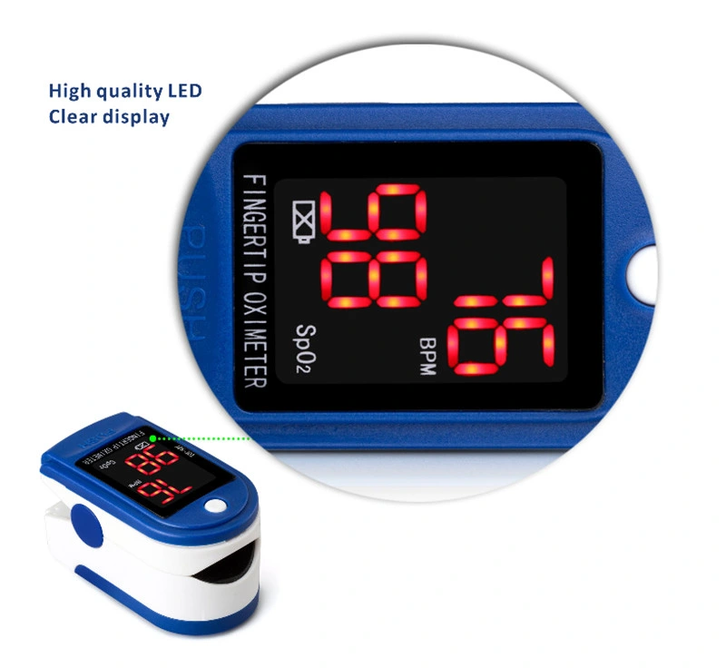 Wholesale Blood Oxygen Saturation Monitor China Oximetro Finger Fingertip Pulse Oximetro Pulse Oximetre Operation Blood Oximet