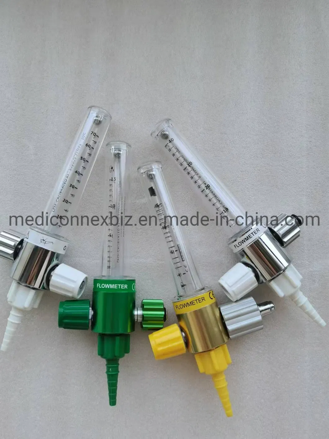 Medical Oxygen Flowmeter for Wall 1.5L/ 15L/30L/40L/70L with Different Adapter