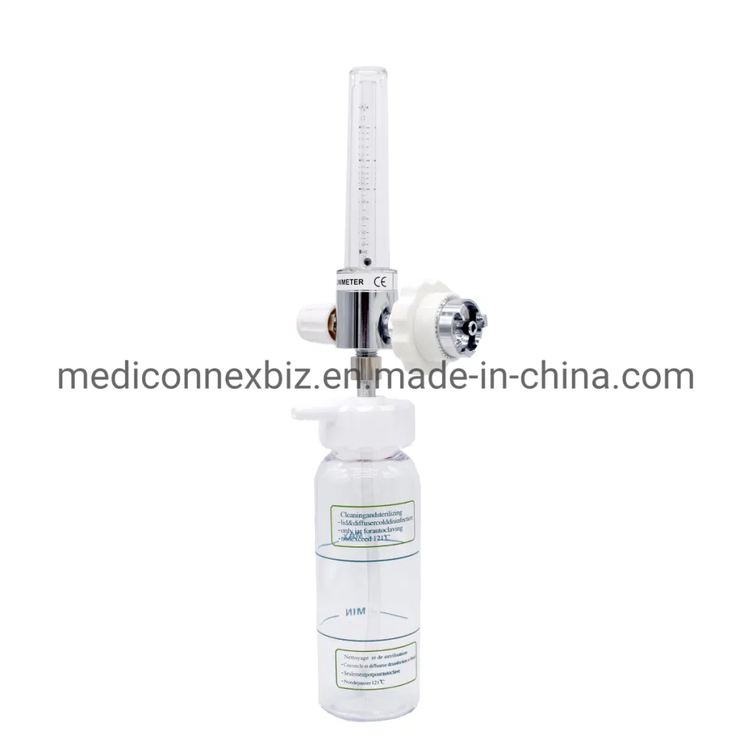 Medical Oxygen Flowmeter for Wall 1.5L/ 15L/30L/40L/70L with Different Adapter