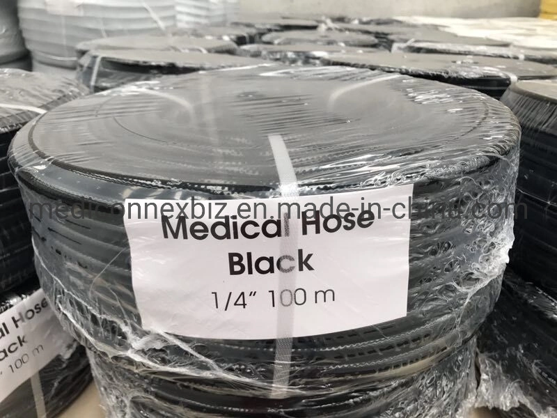 1/4&quot; 5/16&quot; Black and White Color Medical Hose for Oxygen/Air/Helium/Nitrogen Oxide