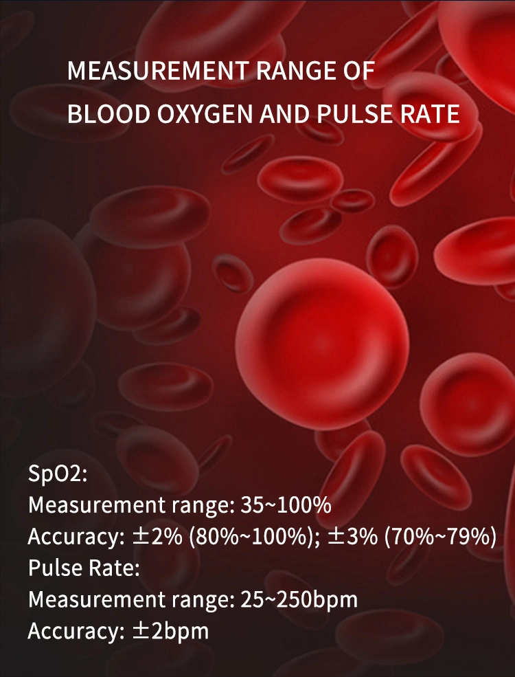 LED Display SpO2 Fingertip Monitor Oxygen Finger Reader for Hospital and Home