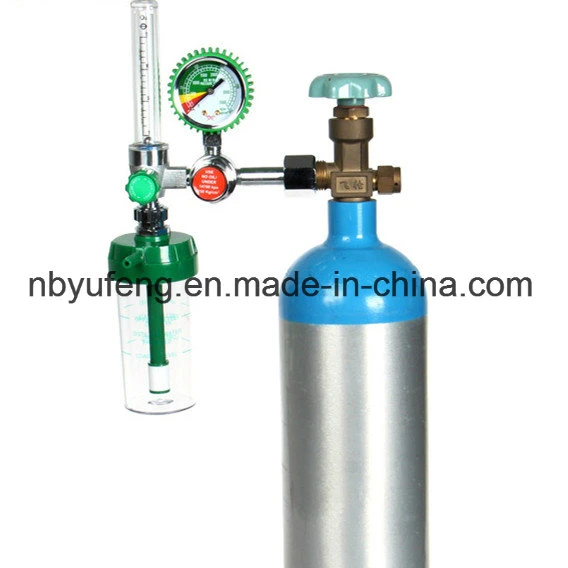 Oxygen Cylinder Pressure Regulator O2 Regulator with Gauge