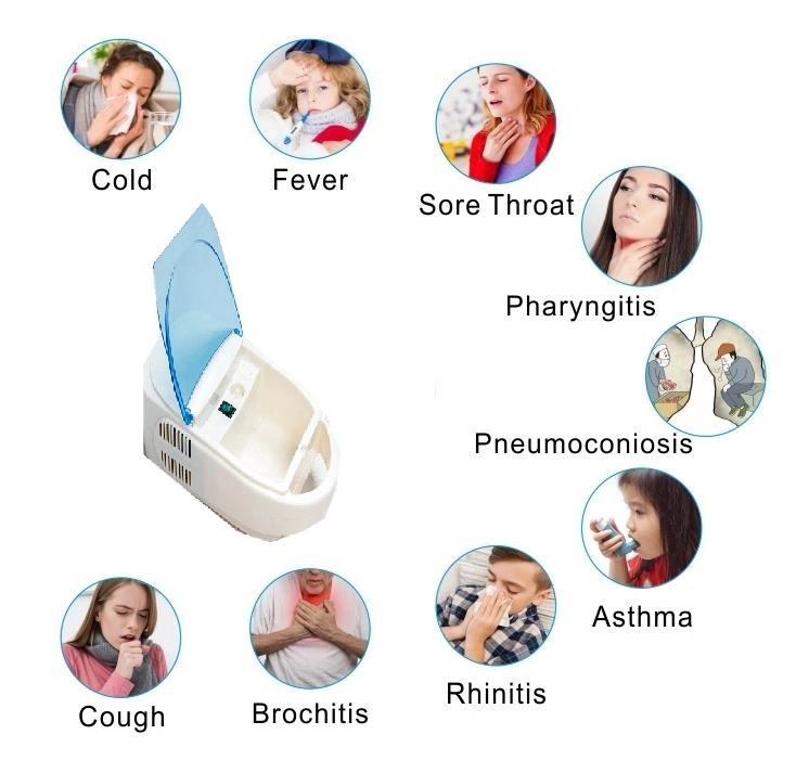 Direct Factory Wholesale Medical Homecare Compressor Nebulizer Machine with Adult Child OEM Inhaler Mask Portable Hospital Atomizer