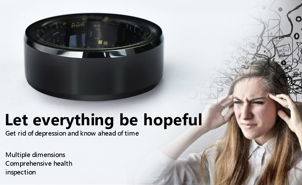 Intelligent Monitoring Health Situation APP Customized Accept Smart Ring Hrv Blood Oxygen Saturation Smart Health Rings