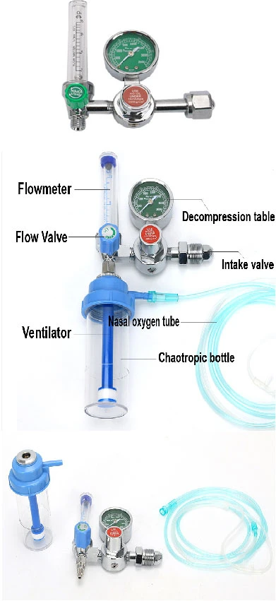 New product hot selling medical digital oxygen regulator with oxygen cylinder flow meter