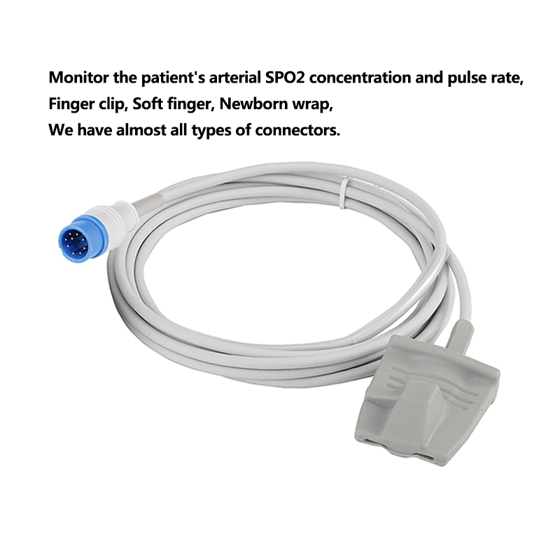 Compatible Biolight a Type SpO2 Sensor Adult Finger Soft