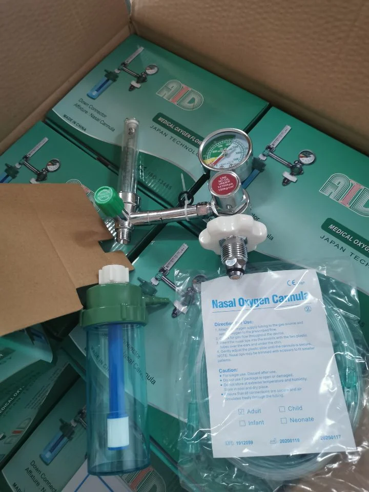 Factory Ce Approved Oxygen Regulator for Oxygen Therapy System.