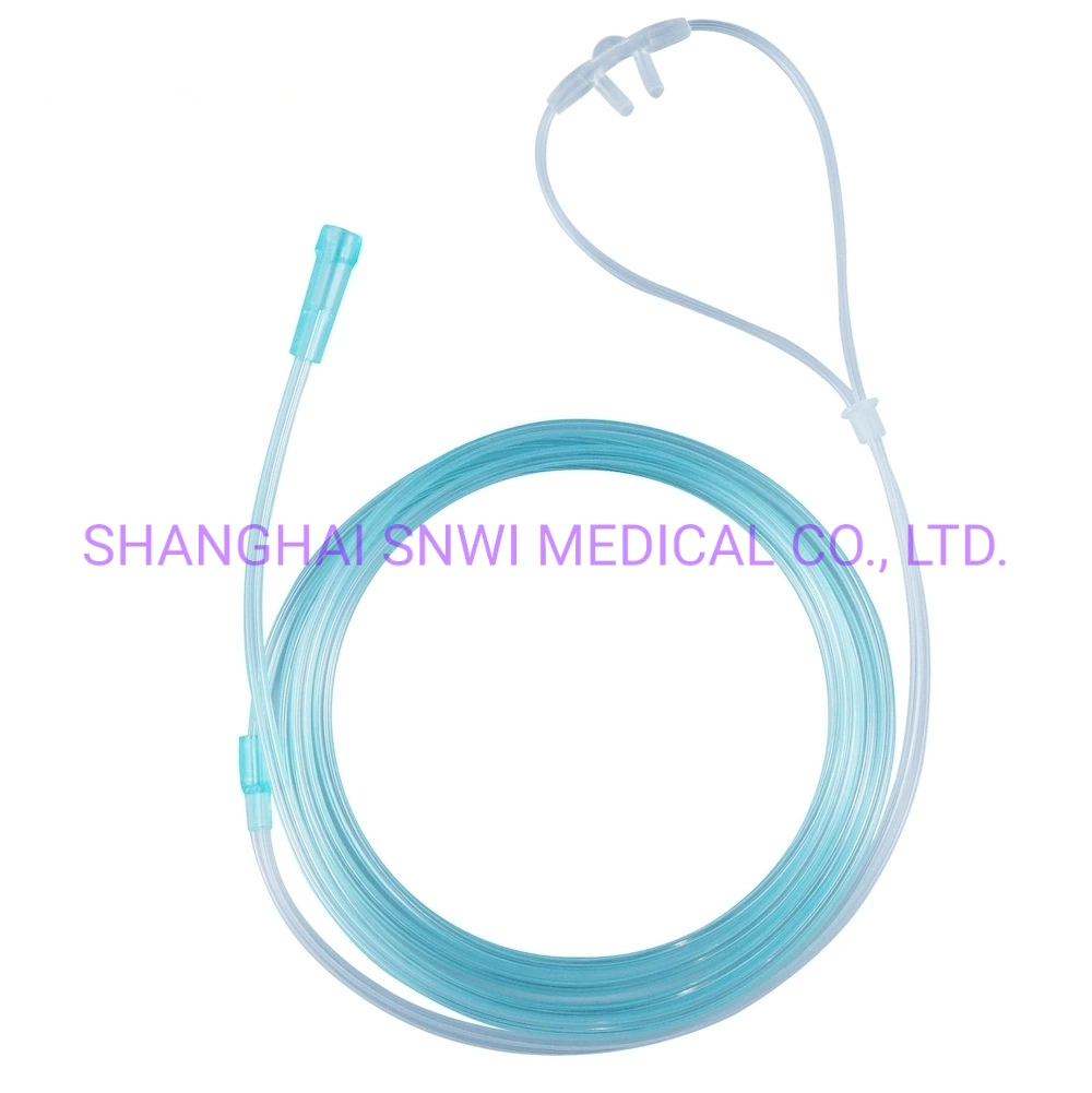 CE &amp; ISO Disposable Medical Supply PVC Nasal Oxygen Cannular for Hospital Use