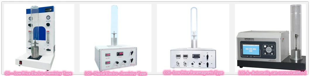 Plastic Textile Materials Limited Oxygen Index Loi Test Device