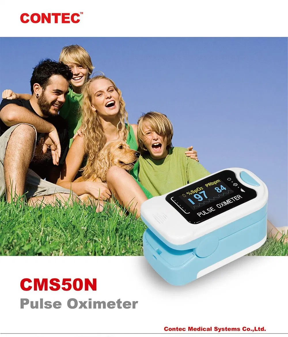 Contec Cms50n SpO2 Monitor Oxygen Saturation Pulse Rate Finger Pulse Oximeter