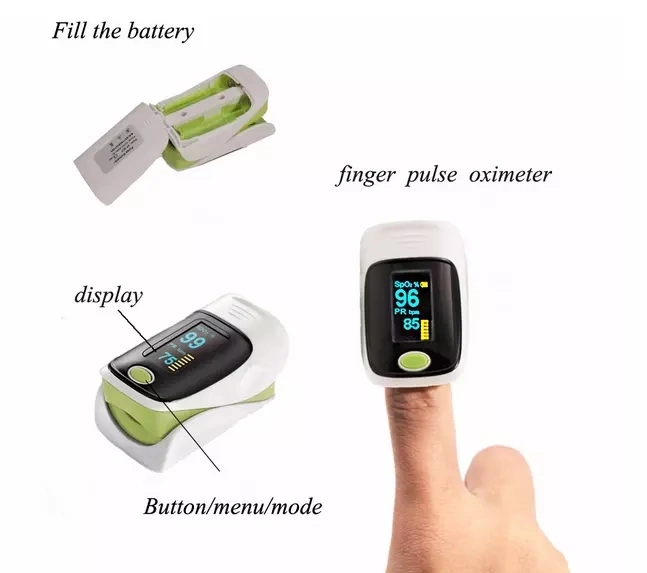 Heartcare Figure Pulse Oximeter Mini Portable Pulse Oximeter Fingertip