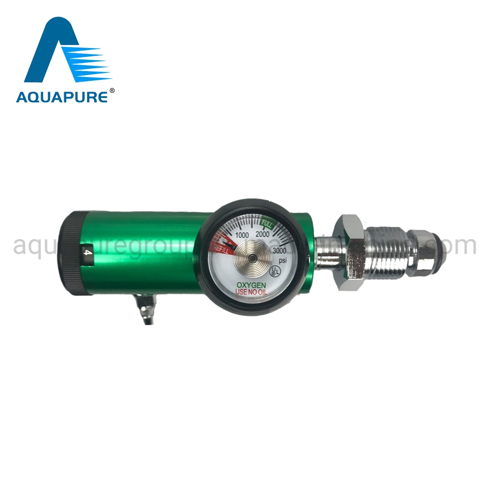 Industrial Medical Oxygen Tank Regulator Bull Nose Style