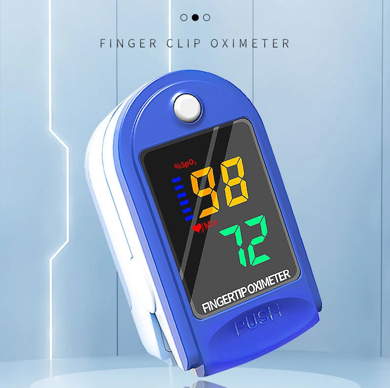 FDA CE ISO Clear LED Wholesale High Quality Medical Fingertip Finger Pulse Digital Oxymeter Oximeter for Patient SpO2 Sensor O2 Oxygen Saturation Monitor