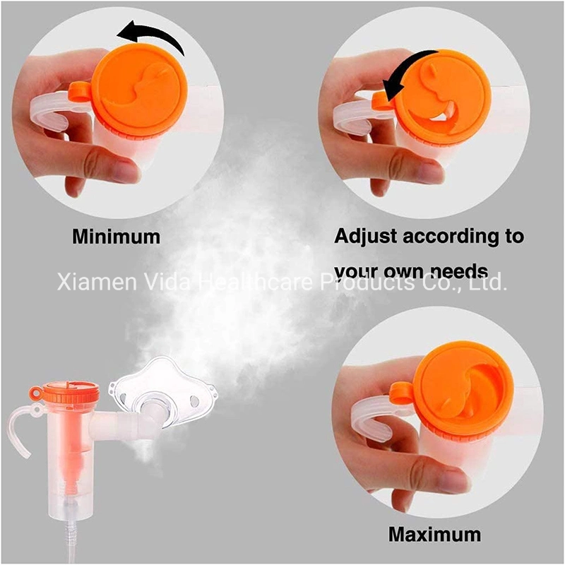 Hospital Respiratory Healthcare Disposable Nebulizer Cups Atomizer Accessories for Home Oxygen Concentrator