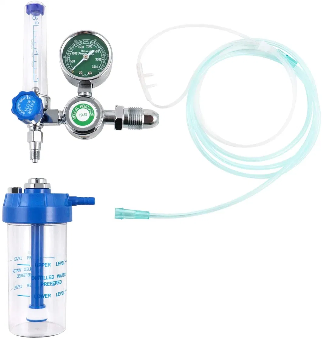 Hospital Medical Oxygen Regulator, Cga540 G5/8 Oxygen Pressure Regulator