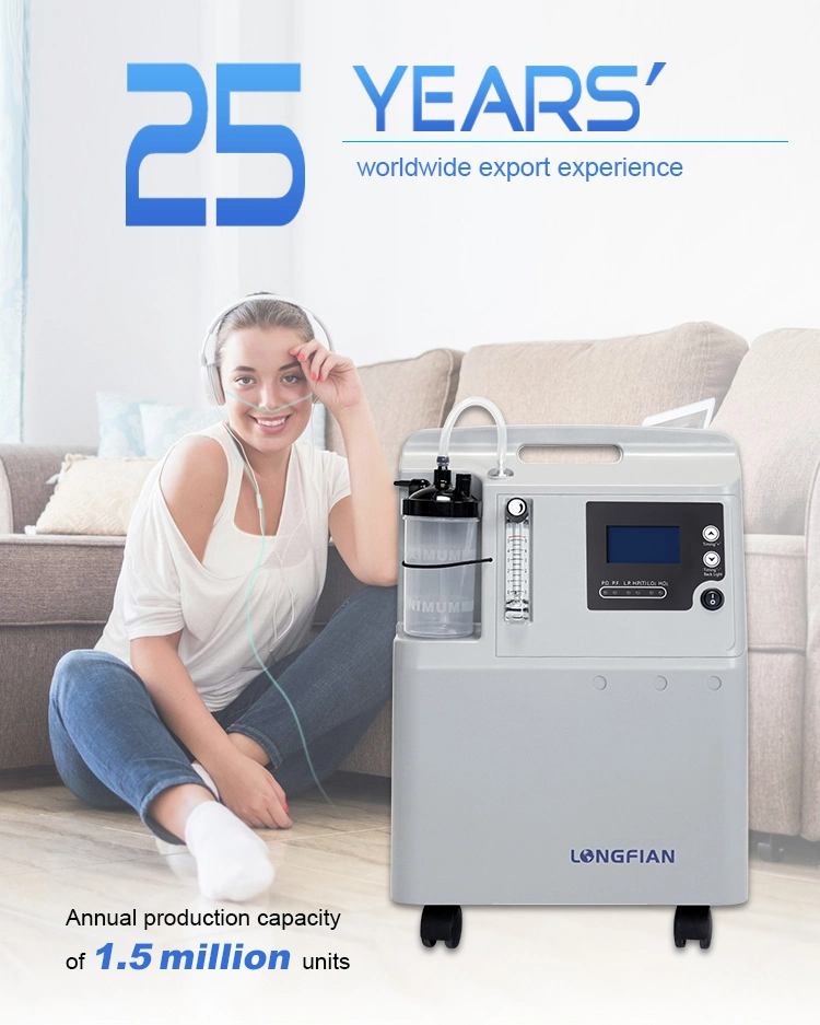 Longfian PSA Electric Smart Medical Portable Oxygen Concentrator 5L in Stock