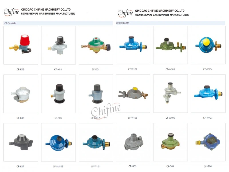 Low Pressure Gas Cooker Parts LPG Gas Cylinder Regulator Valves for South Africa