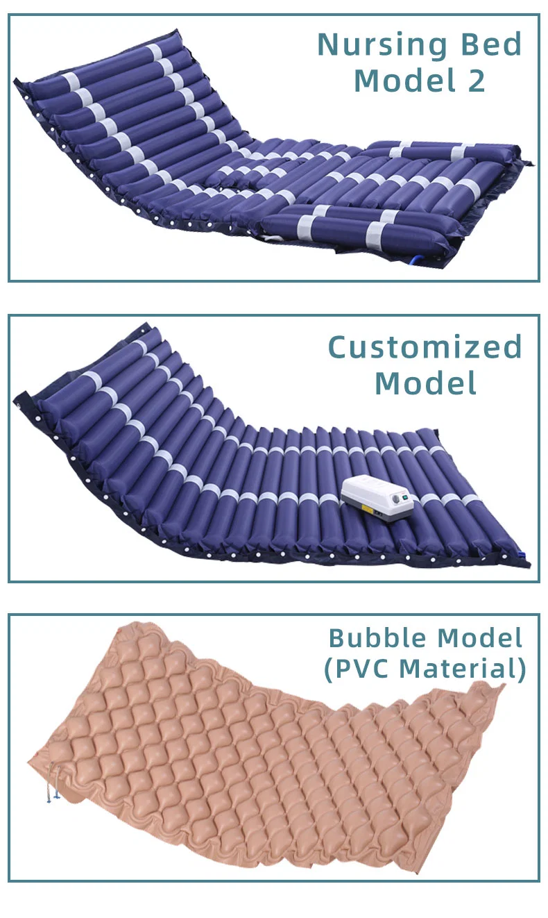 Medical Anti Bedsore Decubitus Inflatable Hospital Folding Alternating Pressure Air Mattress