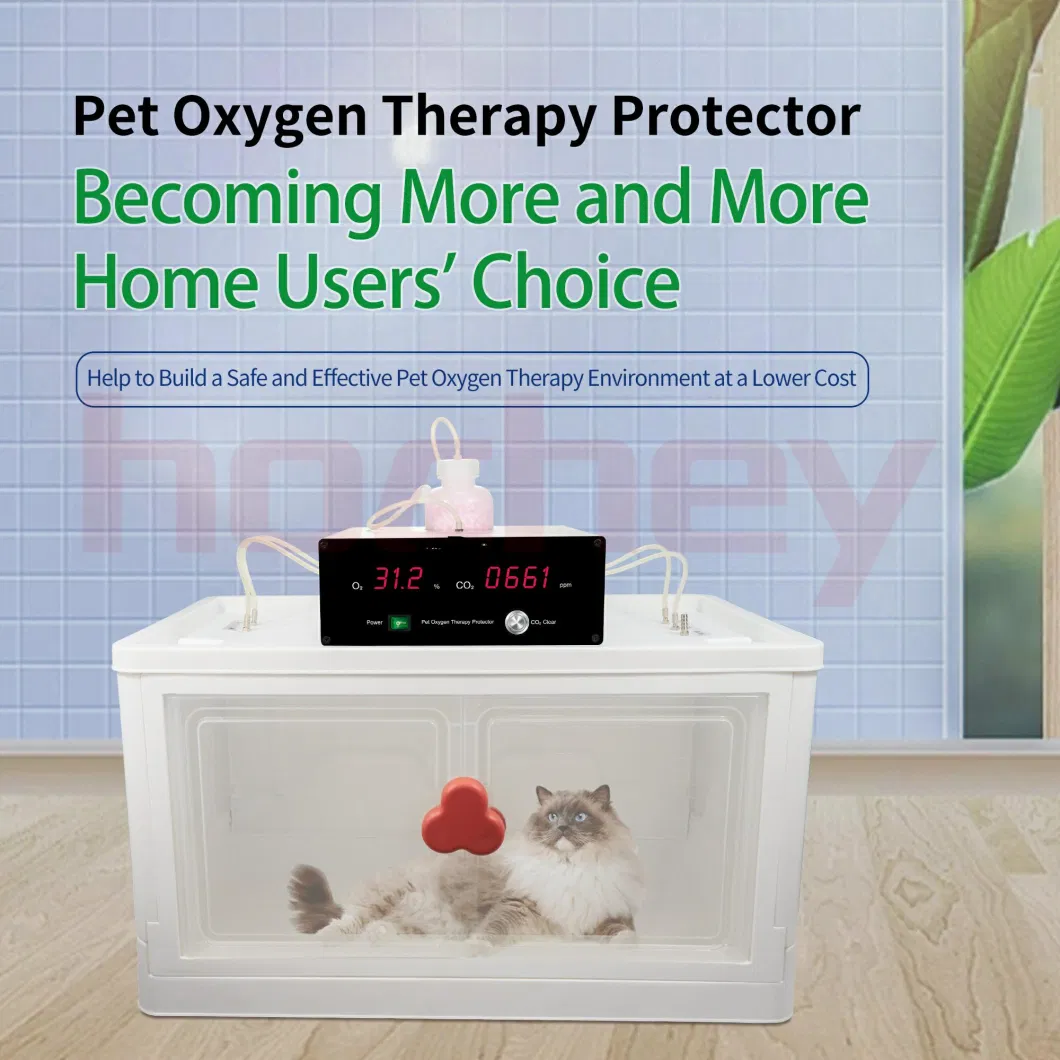 Mt Medical Pet Oxygen Therapy Protector for Kitten Puppy Oxygen Inhalation Box Accessory Use Pet Oxygen Therapy Monitor