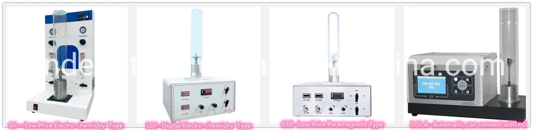 Good Price ASTM D2863 Flame Spread Chamber Limited Oxygen Index Test Apparatus